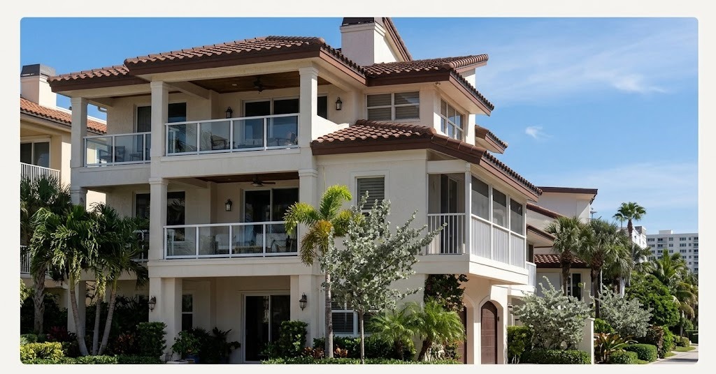 Large tile roof replacement on luxury home by Diversified Roofing - Top roofers in Wellington FL
